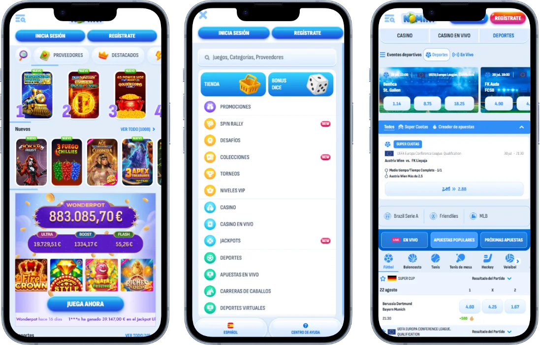 Nomini Casino Versión para móviles Nomini Casino Versión para móviles
